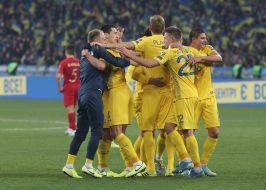 Playing moment of the match