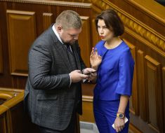Andriy Klochko and Iryna Venedyktova