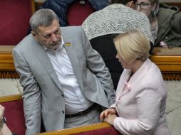 Akhtem Chiygoz and Irina Gerashchenko
