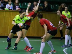 Playing moment of the match