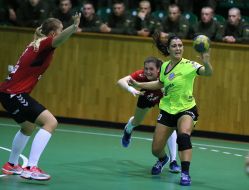 Playing moment of the match