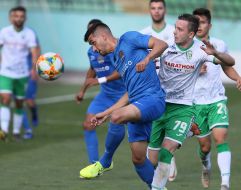 Playing moment of the match