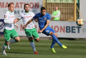 Playing moment of the match