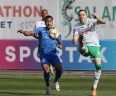 Playing moment of the match