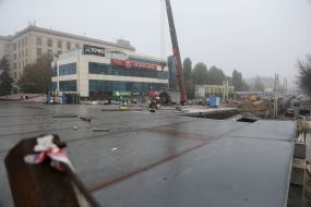 Строительство Шулявского путепровода