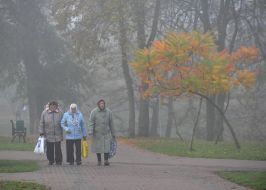 Fog in Kyiv