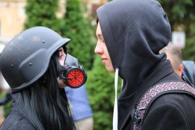 Zombie parade in Kiev