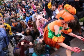 Zombie parade in Kiev