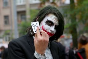 Zombie parade in Kiev