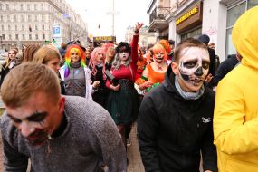 Zombie parade in Kiev