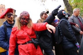 Zombie parade in Kiev