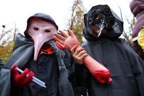 Zombie parade in Kiev