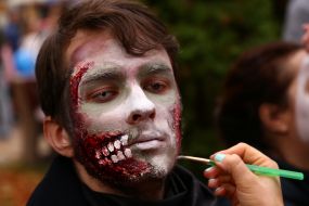 Zombie parade in Kiev