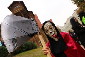 Zombie parade in Kiev