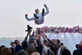 Wedding of the sailor Victor Bespalchenko
