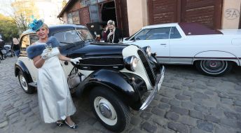 Retro car in Lviv Museum "Retro garage"
