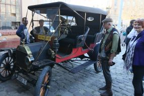 Retro car in Lviv Museum "Retro garage"