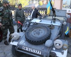 Retro car in Lviv Museum "Retro garage"