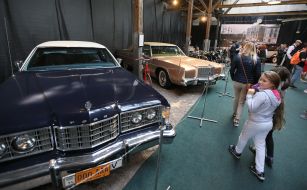 Retro car in Lviv Museum "Retro garage"