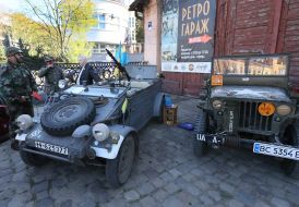 Retro car in Lviv Museum "Retro garage"