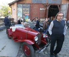 Retro car in Lviv Museum "Retro garage"