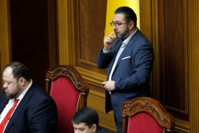 Ruslan Stefanchuk and Mykyta Poturayev