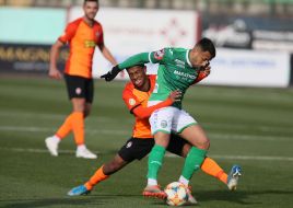 Игровой момент матча