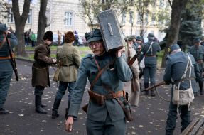 Military-historical reconstruction of "Fighting for the capital - Lviv"