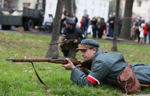Military-historical reconstruction of "Fighting for the capital - Lviv"