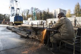 Строительство метро на Виноградарь