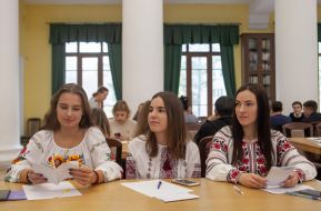 Participants of the national unity radio dictation