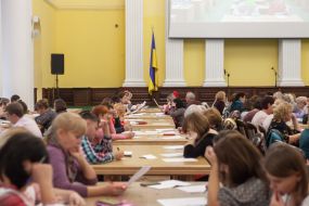 Участники радиодиктанта национального единства