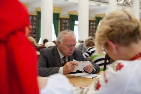 Участник радиодиктанта национального единства