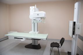 X-ray room at the ambulance hospital