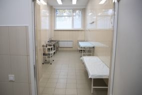 The renovated hospital emergency department