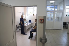 The renovated hospital emergency department