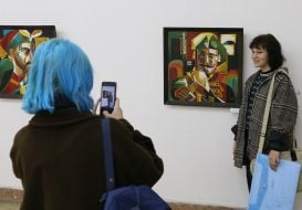 Exposition of the exhibition-competition Autumn Salon "High Castle 2019"