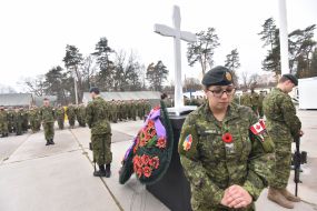 Канадские военные почтили память жертв Первой мировой войны