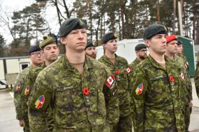 Канадские военные почтили память жертв Первой мировой войны