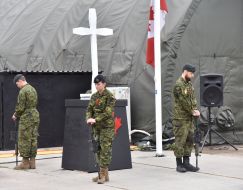 Канадские военные почтили память жертв Первой мировой войны