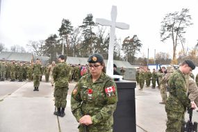Канадские военные почтили память жертв Первой мировой войны