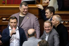 Юрий Корявченков, Виктор Медведчук и Нестор Шуфрич