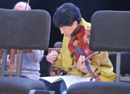 Rehearsal of the concert to mark the 200th anniversary of the composer Stanislav Monyushko's birthday
