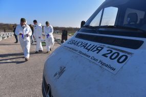 Representatives of the Ukrainian Evacuation 200 Mission