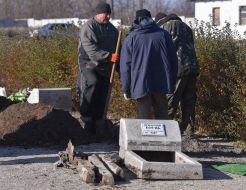 Procedure for exhumation of a corpse of a serviceman