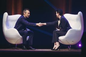 Святослав Вакарчук и Янина Соколова