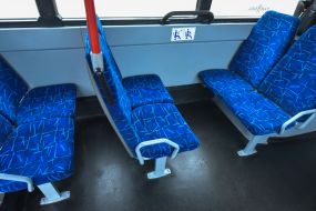 Trolleybus cabin