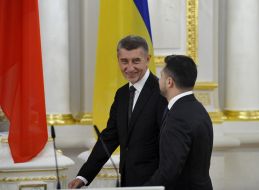 Vladimir Zelensky and Andrej Babis