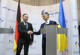 Heiko Maas, Vadym Prystayko