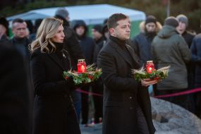 Volodymyr Zelenskiy, Olena Zelenska